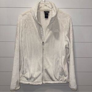 The North Face Women's Cream Teddy Bear Fleece Jacket Size XL